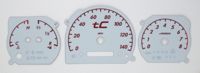 Scion tC White Gauge Face